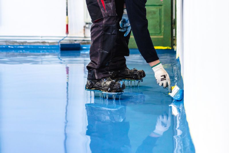 Garage Floor Epoxy Painting