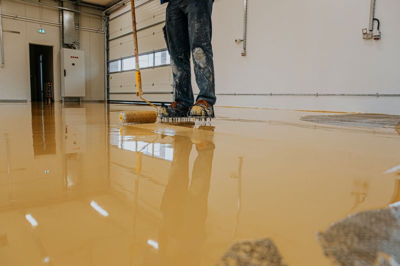 Garage Floor Epoxy Painting