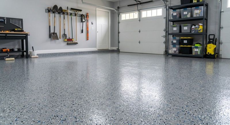 Garage Floor Staining in Alexandria, VA
